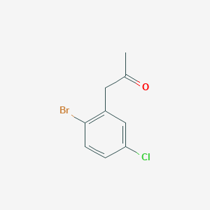 molecular formula C9H8BrClO B1380802 1-(2-溴-5-氯苯基)丙酮 CAS No. 1305323-97-0