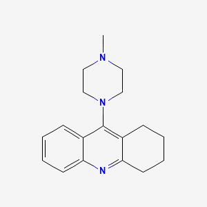 Acridine, 1,2,3,4-tetrahydro-9-(4-methyl-1-piperazinyl)-