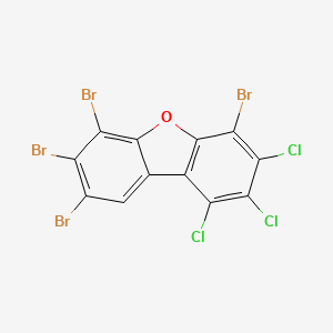 4,6,7,8-Tetrabromo-1,2,3-trichlorodibenzo[b,d]furan