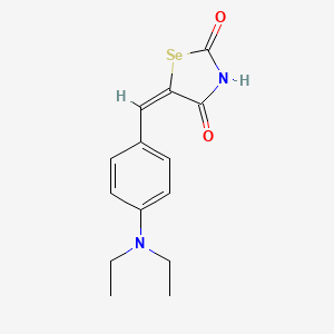 5-((4-Diethylaminophenyl)methylene)selenazolidine-2,4-dione