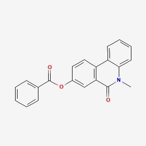 5-Methyl-6-oxo-5,6-dihydro-8-phenanthridinyl benzoate