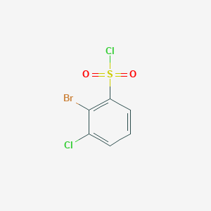 molecular formula C6H3BrCl2O2S B1380808 2-Bromo-3-chlorobenzene-1-sulfonyl chloride CAS No. 1261646-81-4