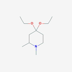 4,4-Diethoxy-1,2-dimethylpiperidine