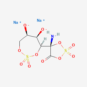 molecular formula C6H7NNa2O11S2 B13808124 D-Glucosamine-3,6-di-O-sulphate sodium salt 