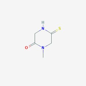 Piperazinone, 1-methyl-5-thioxo-