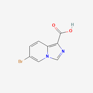 molecular formula C8H5BrN2O2 B1380823 6-Bromoimidazo[1,5-a]pyridine-1-carboxylic acid CAS No. 1427405-61-5