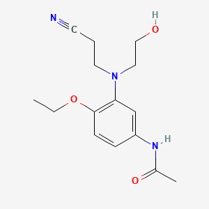 Acetamide, N-(3-((2-cyanoethyl)(2-hydroxyethyl)amino)-4-ethoxyphenyl)-