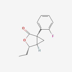 (1S,4S,5R)-4-ethyl-1-(2-fluorophenyl)-3-oxabicyclo[3.1.0]hexan-2-one