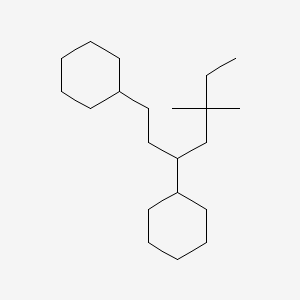 1,1'-[1-(2,2-Dimethylbutyl)-1,3-propanediyl]biscyclohexane