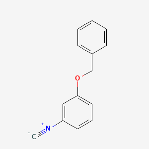 molecular formula C14H11NO B1380840 1-(Benzyloxy)-3-isocyanobenzene CAS No. 1353562-25-0
