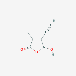 4-Ethynyl-5-hydroxy-3-methyloxolan-2-one