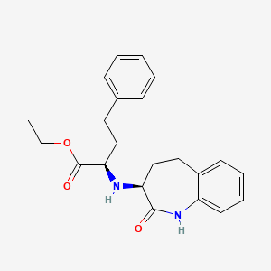 alpha-[(2,3,4,5-Tetrahydro-2-oxo-1H-1-benzazepin-3-yl)amino]benzenebutanoic acid ethyl ester