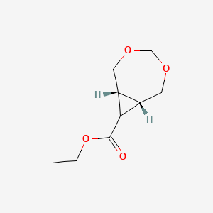 cis,trans,trans-3,5-Dioxa-bicyclo[5.1.0]octane-8-carboxylic acid ethyl ester