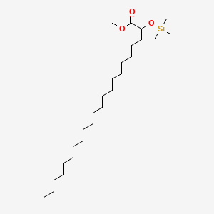 molecular formula C26H54O3Si B13808734 Methyl 2-[(trimethylsilyl)oxy]docosanoate CAS No. 56784-02-2