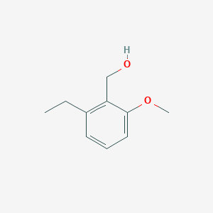 molecular formula C10H14O2 B1380875 (2-Ethyl-6-methoxyphenyl)methanol CAS No. 909532-85-0