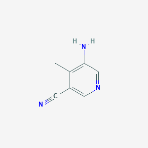 molecular formula C7H7N3 B1380877 5-Amino-4-methylnicotinonitrile CAS No. 1706461-92-8