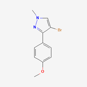 4-Bromo-3-(4-methoxyphenyl)-1-methyl-1H-pyrazole