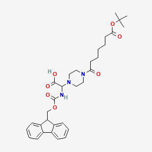 Fmoc-{[4-(6-t-butoxycarbonyl)hexanoyl]piperazin-4-yl}-glycine