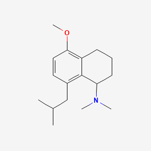 1,2,3,4-Tetrahydro-N,N-dimethyl-8-isobutyl-5-methoxy-1-naphthalenamine