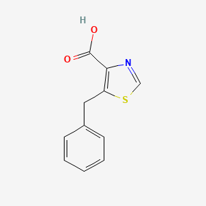 molecular formula C11H9NO2S B1380903 5-Benzyl-1,3-thiazole-4-carboxylic acid CAS No. 864437-46-7