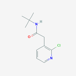 molecular formula C11H15ClN2O B1380904 N-tert-Butyl-2-(2-chloropyridin-3-yl)acetamide CAS No. 864365-04-8