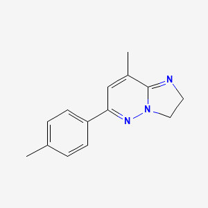 8-Methyl-6-(4-methylphenyl)-2,3-dihydroimidazo[1,2-b]pyridazine