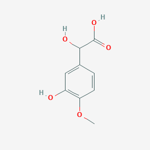 B138091 2-Hydroxy-2-(3-hydroxy-4-methoxyphenyl)acetic acid CAS No. 3695-24-7