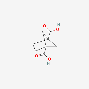 molecular formula C8H10O4 B1380912 Bicyclo[2.1.1]hexane-1,4-dicarboxylic acid CAS No. 85407-65-4