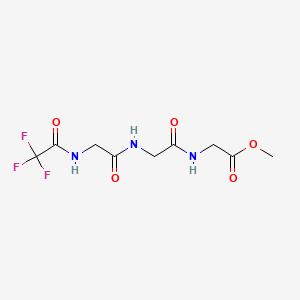 Glycine, N-[N-[N-(trifluoroacetyl)glycyl]glycyl]-, methyl ester