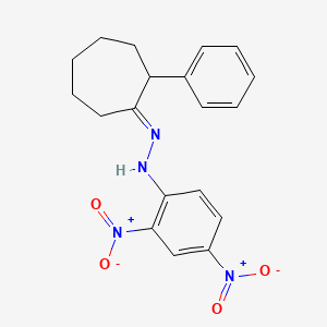 2-Phenylcycloheptanone 2,4-dinitrophenyl hydrazone