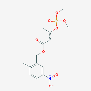 (2-methyl-5-nitrophenyl)methyl 3-dimethoxyphosphoryloxybut-2-enoate