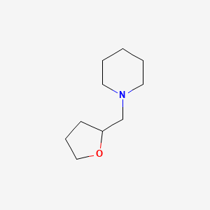 molecular formula C10H19NO B13809156 1-(2-Tetrahydrofurylmethyl)piperidine CAS No. 85187-52-6