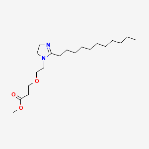 Methyl 3-(2-(2-undecyl-2-imidazolin-1-yl)ethoxy)propionate