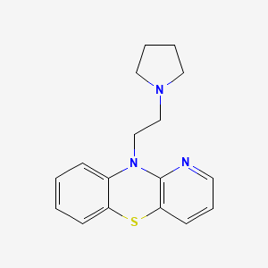 10H-Pyrido(3,2-b)(1,4)benzothiazine, 10-(2-(1-pyrrolidinyl)ethyl)-