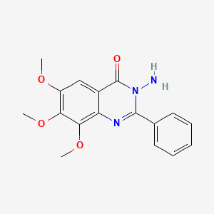 3-Amino-6,7,8-trimethoxy-2-phenylquinazolin-4-one