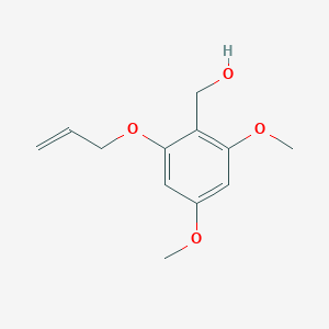 molecular formula C12H16O4 B1380923 2-(Allyloxy)-4,6-dimethoxybenzyl Alcohol CAS No. 1820712-30-8