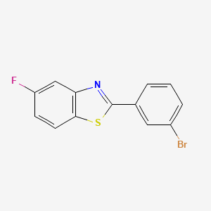 2-(3-Bromophenyl)-5-fluorobenzo[d]thiazole