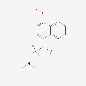 3-(Diethylamino)-1-(4-methoxynaphthalen-1-yl)-2,2-dimethylpropan-1-ol