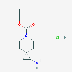 tert-Butyl 1-amino-6-azaspiro[2.5]octane-6-carboxylate hydrochloride