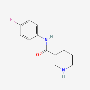 Piperidine-3-carboxylic acid (4-fluoro-phenyl)-amide