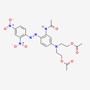 Acetamide, N-[5-[bis[2-(acetyloxy)ethyl]amino]-2-[(2,4-dinitrophenyl)azo]phenyl]-