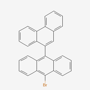 molecular formula C28H17B B1380942 9-Bromo-10-(9-phenanthryl)anthracene CAS No. 845457-53-6