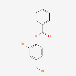 2-Bromo-4-(bromomethyl)phenyl benzoate