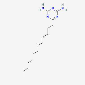 6-Tridecyl-1,3,5-triazine-2,4-diamine