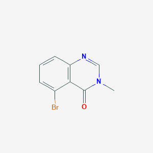molecular formula C9H7BrN2O B1380954 5-Bromo-3-methylquinazolin-4(3H)-one CAS No. 1410973-83-9
