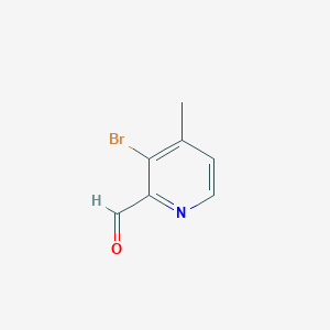 molecular formula C7H6BrNO B1380962 3-Bromo-4-methylpicolinaldehyde CAS No. 1248738-15-9