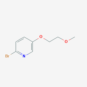 molecular formula C8H10BrNO2 B1380976 2-Bromo-5-(2-methoxyethoxy)pyridine CAS No. 1144110-14-4