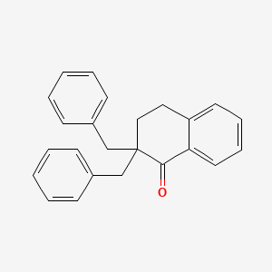 2,2-Dibenzyl-3,4-dihydronaphthalen-1(2h)-one