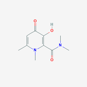 3-hydroxy-N,N,1,6-tetramethyl-4-oxopyridine-2-carboxamide