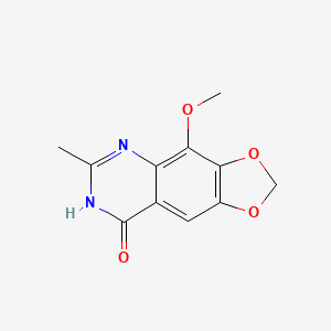 4-methoxy-6-methyl-7H-[1,3]dioxolo[4,5-g]quinazolin-8-one